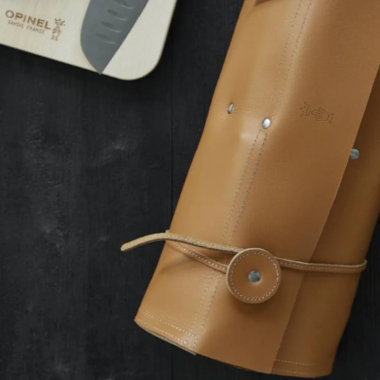 Opinel - Natte en cuir pour 8 couteaux de cuisine
