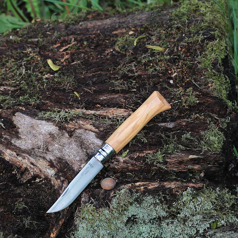 Opinel - Coffret No 08 olivier + étui alpine sport