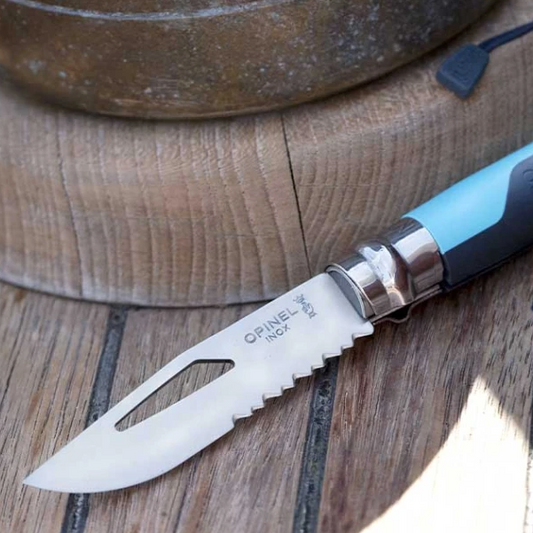 Opinel - No 08 couteau outdoor BLEU