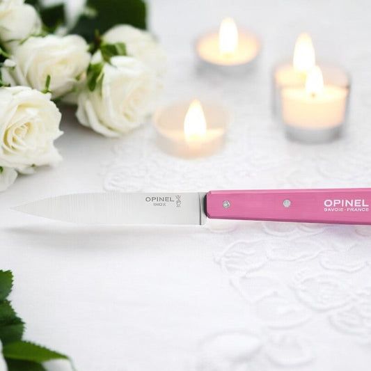 Opinel - No 112 couteau d'office FUSCHIA