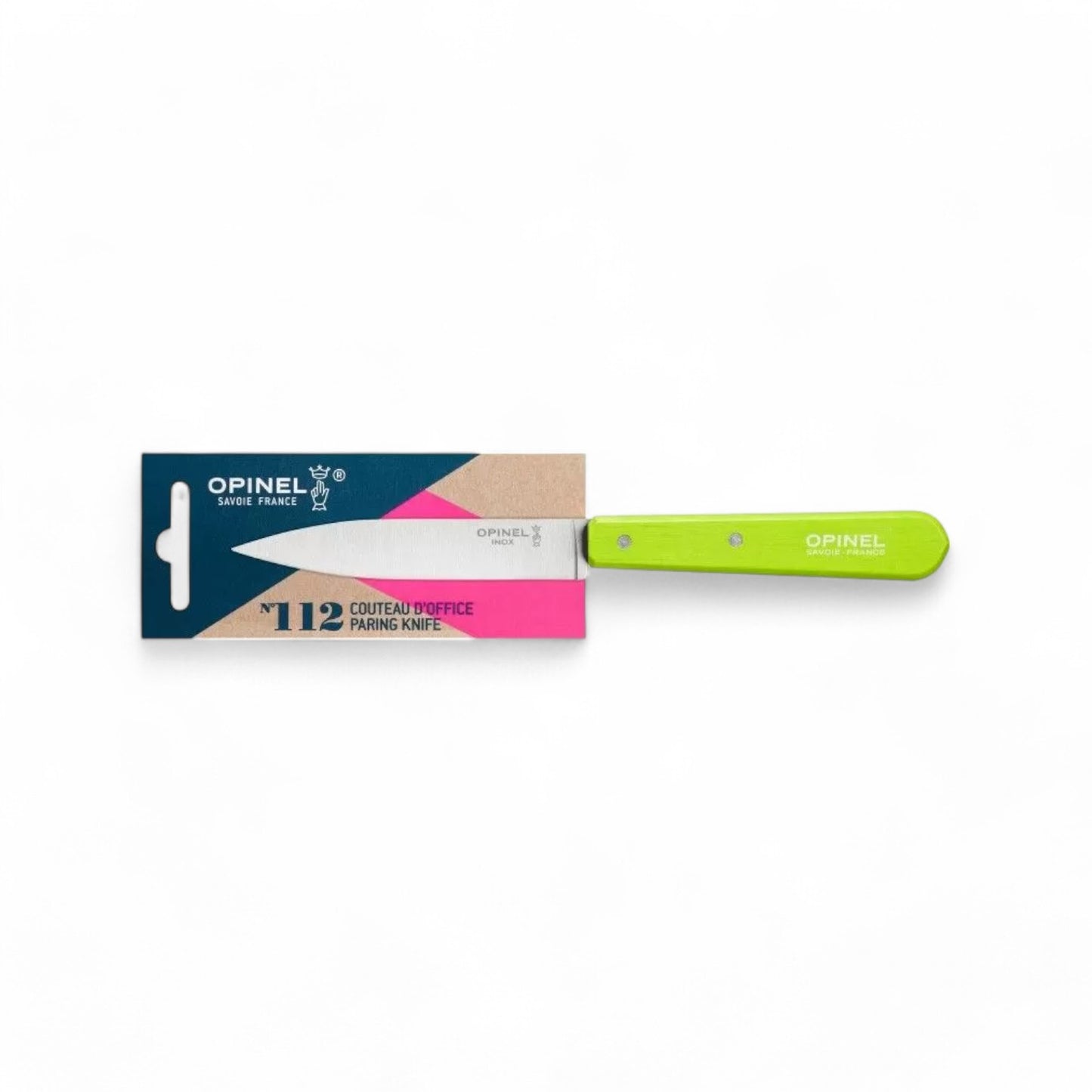 Opinel - No 112 couteau d'office vert POMME