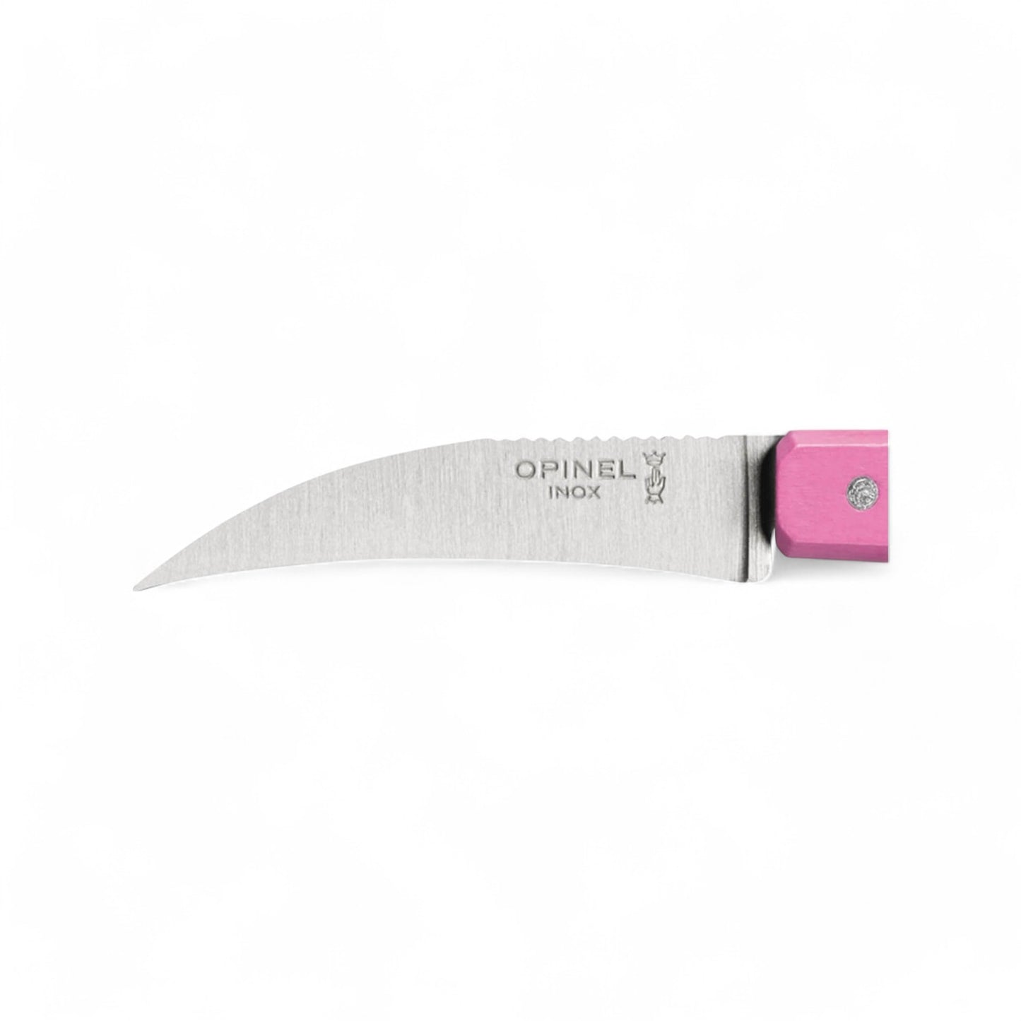 Opinel - No 114 couteau à légumes bec d'oiseau FUSCHIA
