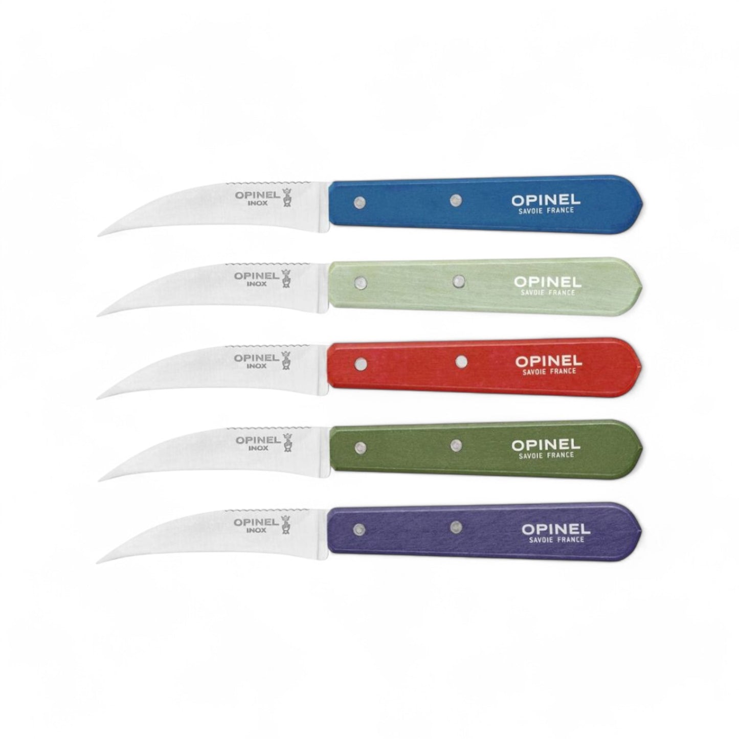 Opinel - No 114 bird's beak vegetable knife. (Various colours)