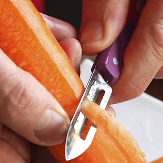 Opinel - No 115 Couteau éplucheur AUBERGINE