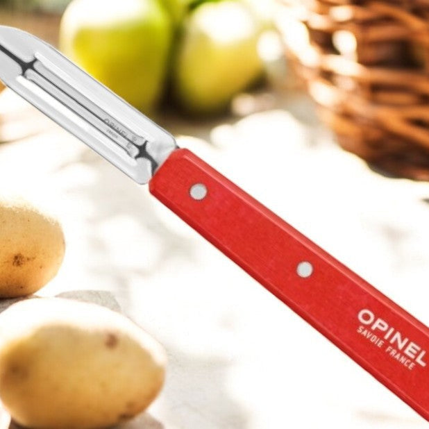 Opinel - No 115 Couteau éplucheur ROUGE