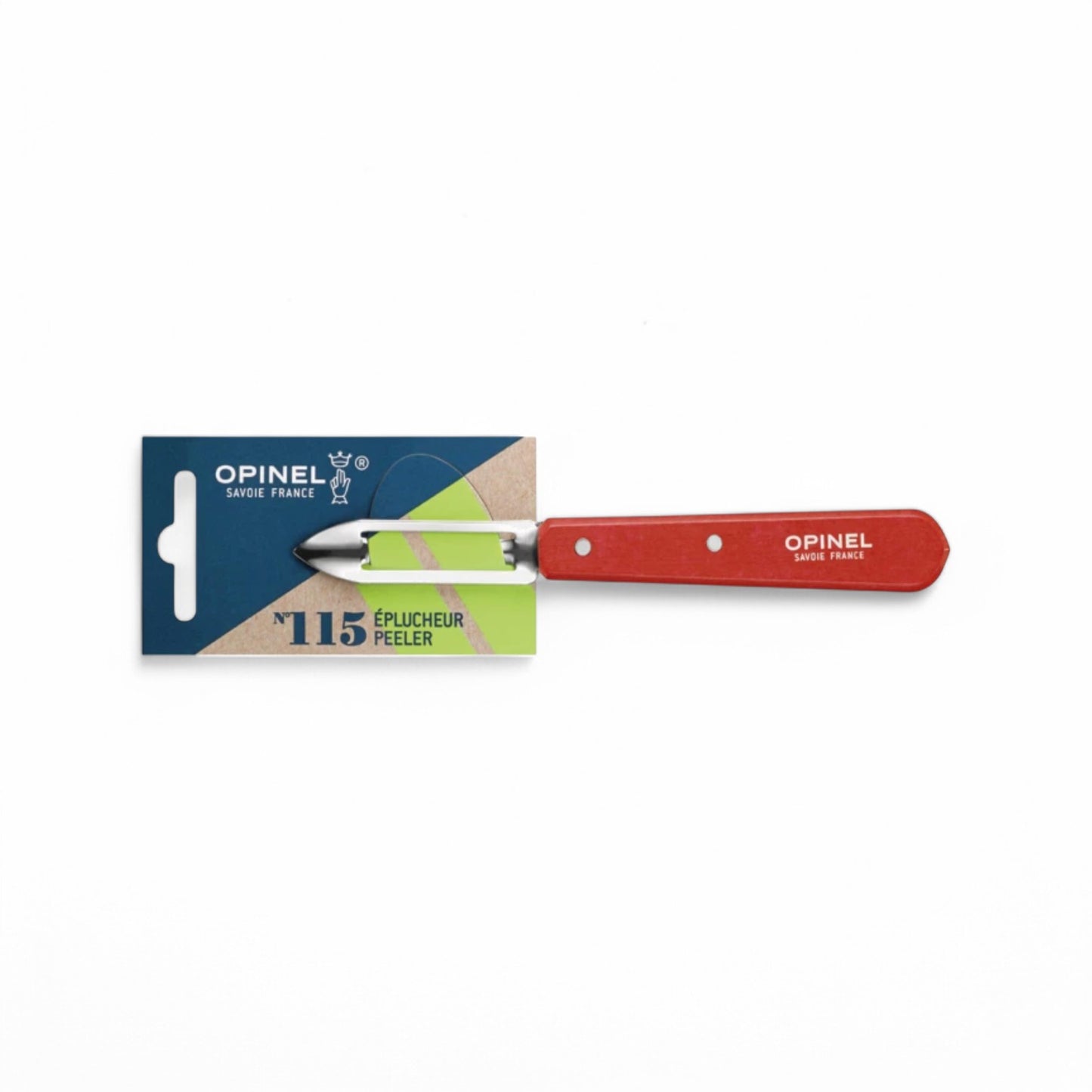 Opinel - No 115 couteau éplucheur ROUGE