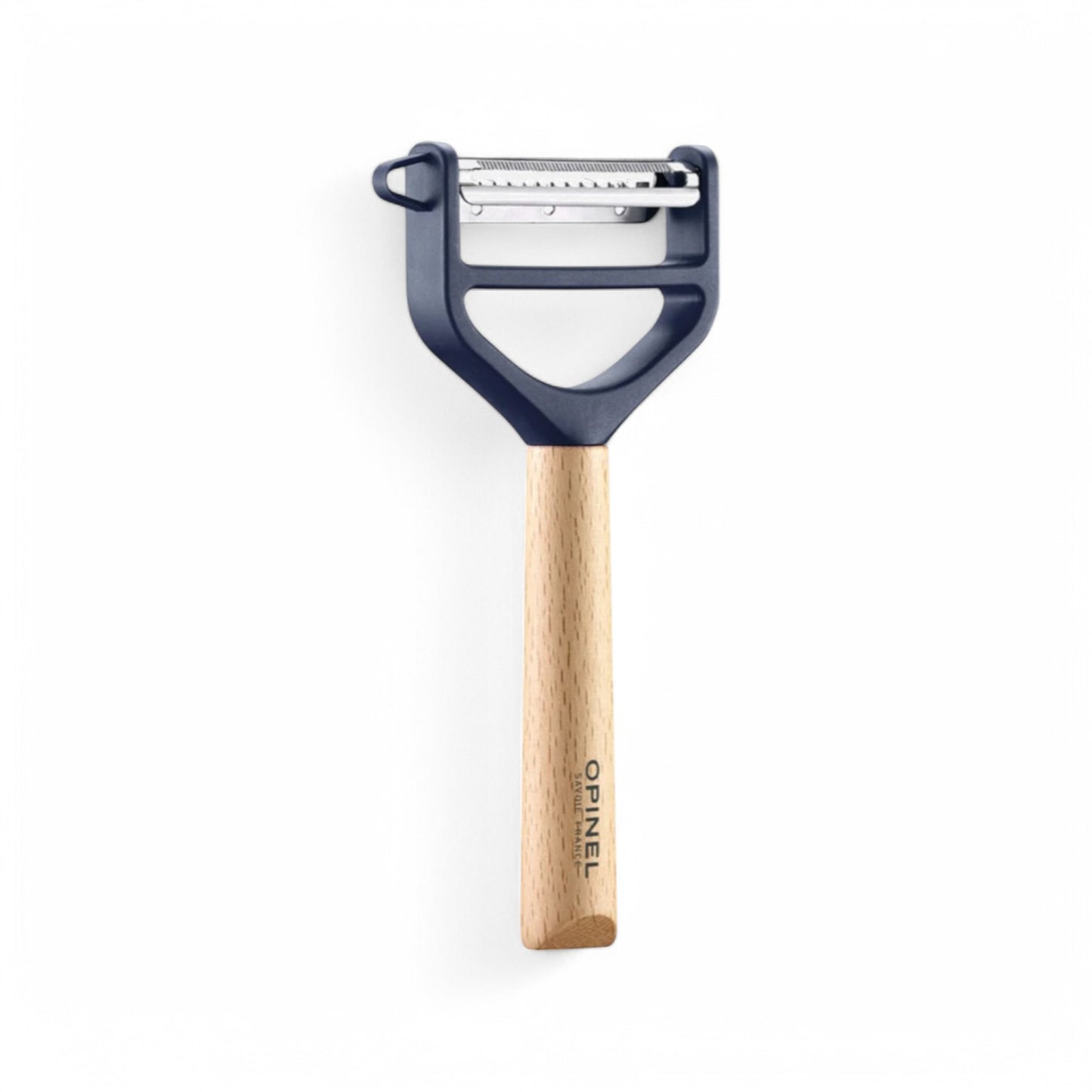 Opinel - T-Duo peeler with blue wooden handle