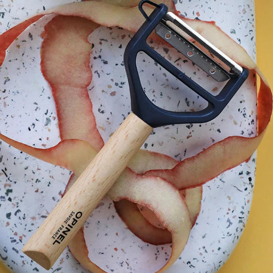 Opinel - Éplucheur T-Duo BLEU manche en bois