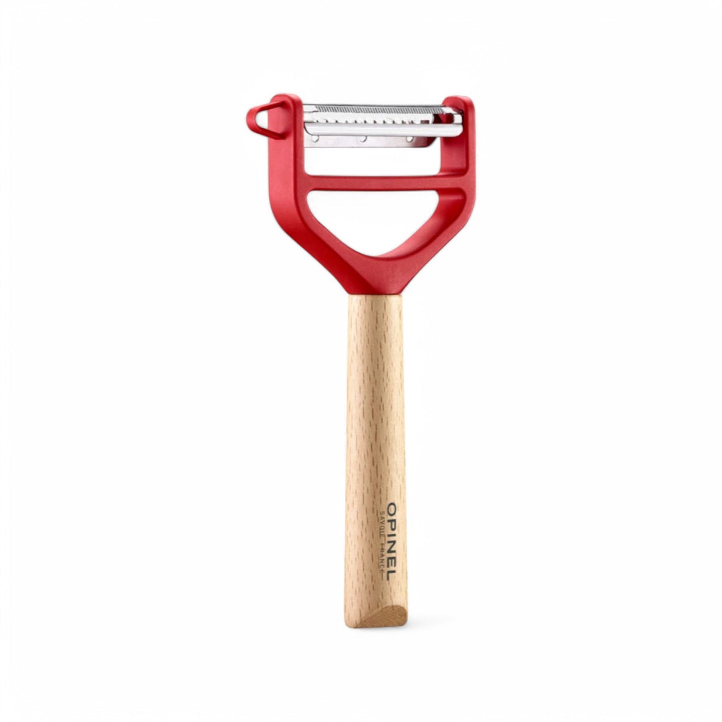 Opinel - T-Duo RED peeler with wooden handle