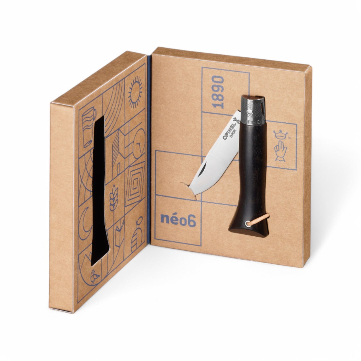 Opinel - Couteau Nº 06 NEO6 Opiflex Ébène