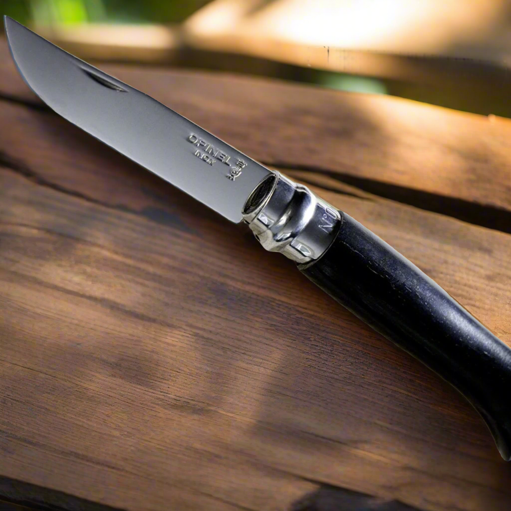 Opinel Knife No. 08 Ebony
