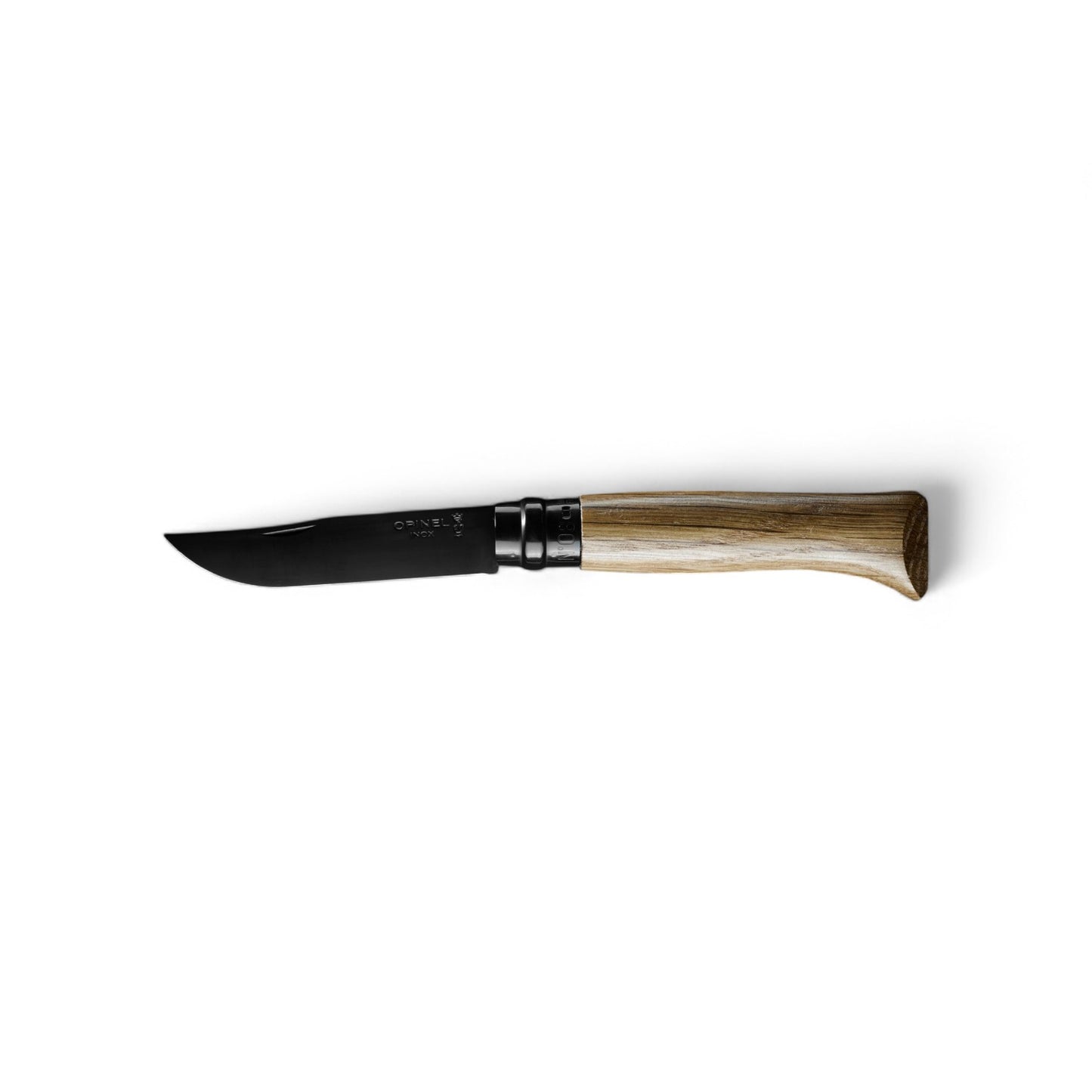 Opinel No. 08 Oak BLACK with case