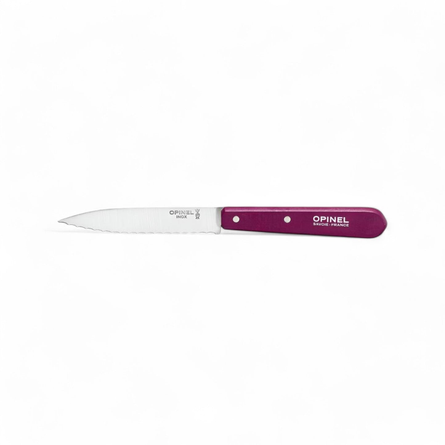 Opinel No. 113 Serrated Paring Knife AUBERGINE