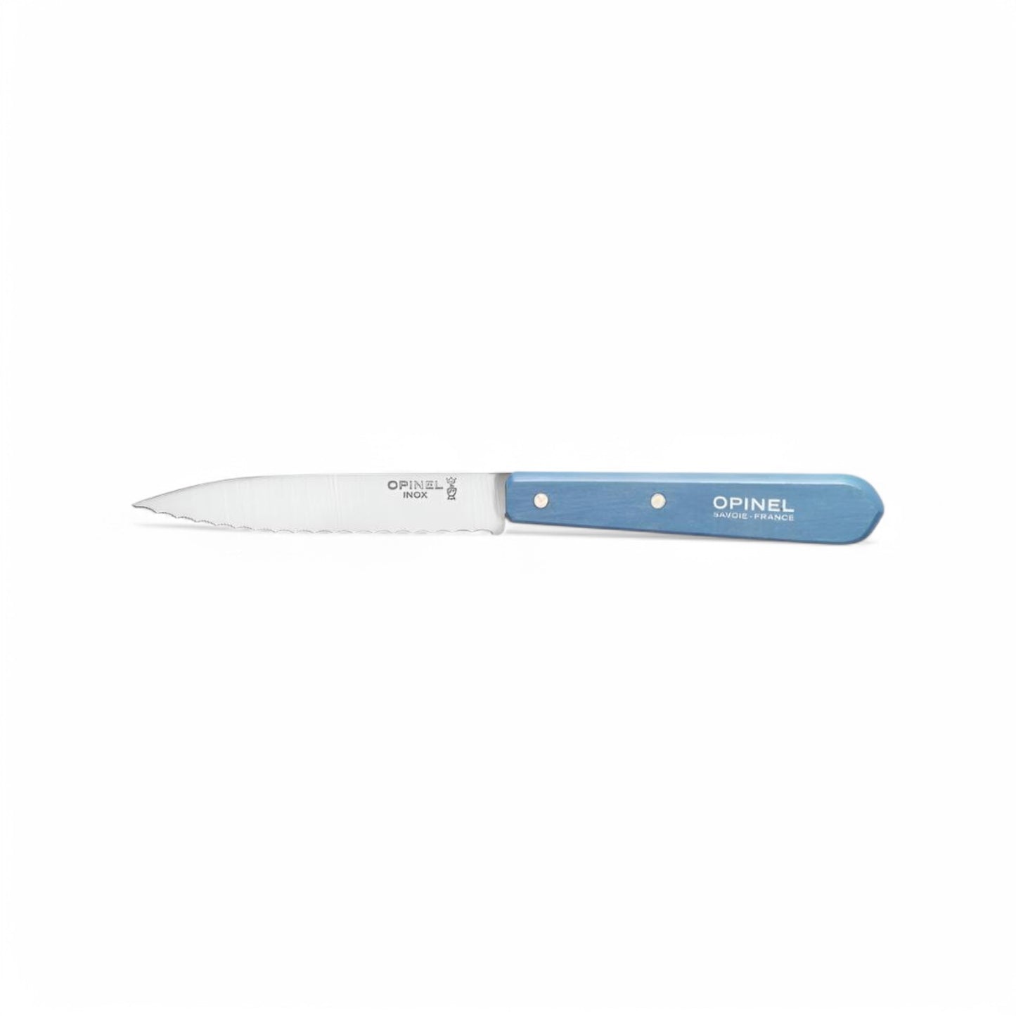 Opinel No. 113 Serrated Paring Knife AZUR