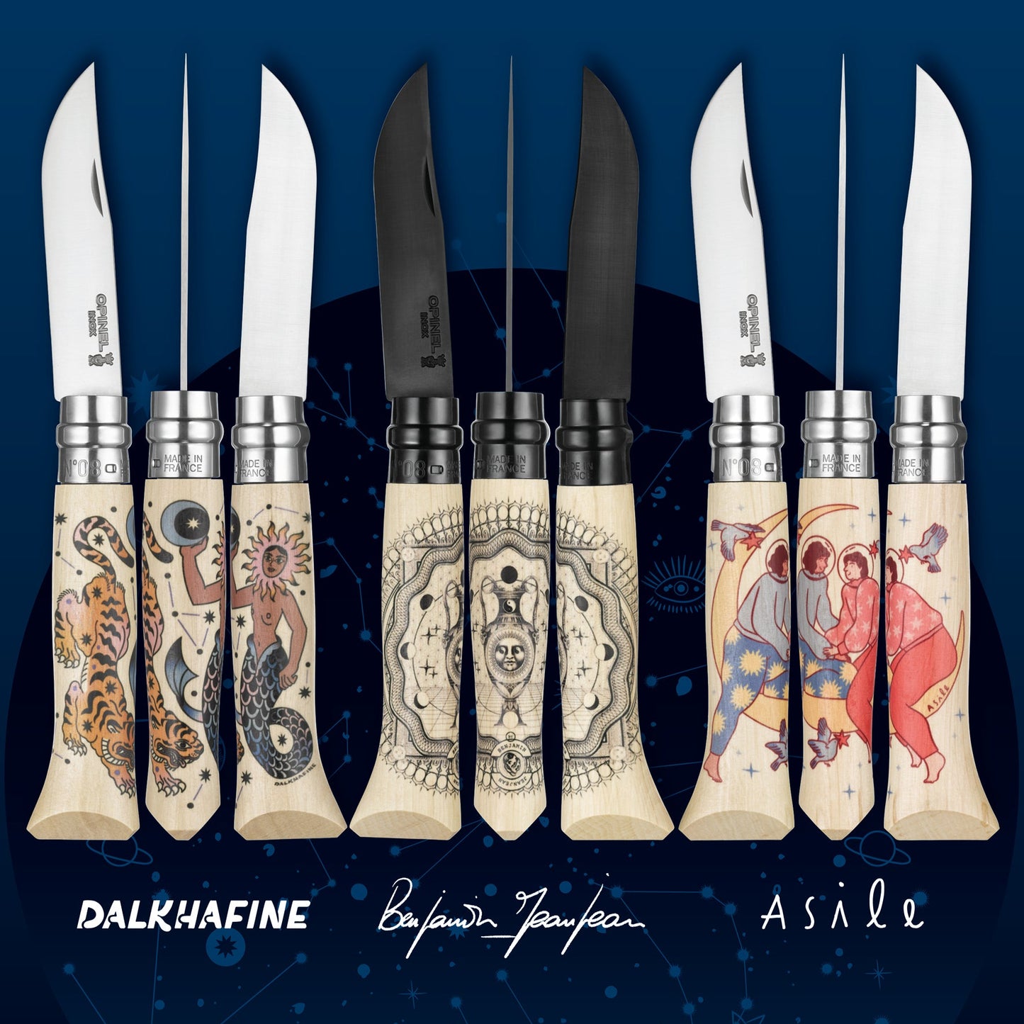 Opinel - Nº8 Édition Cosmos Benjamin Jeanjean