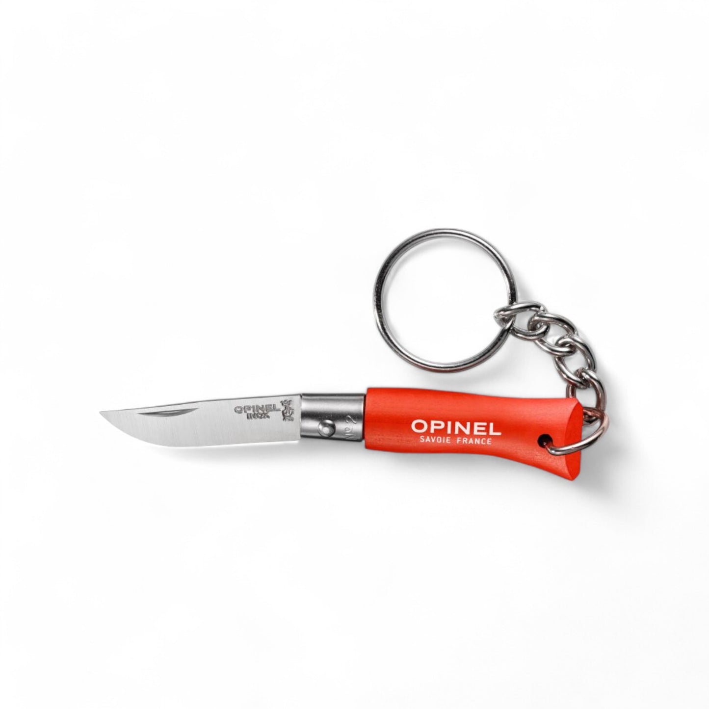 Opinel - No. 02 key ring - Orange Red
