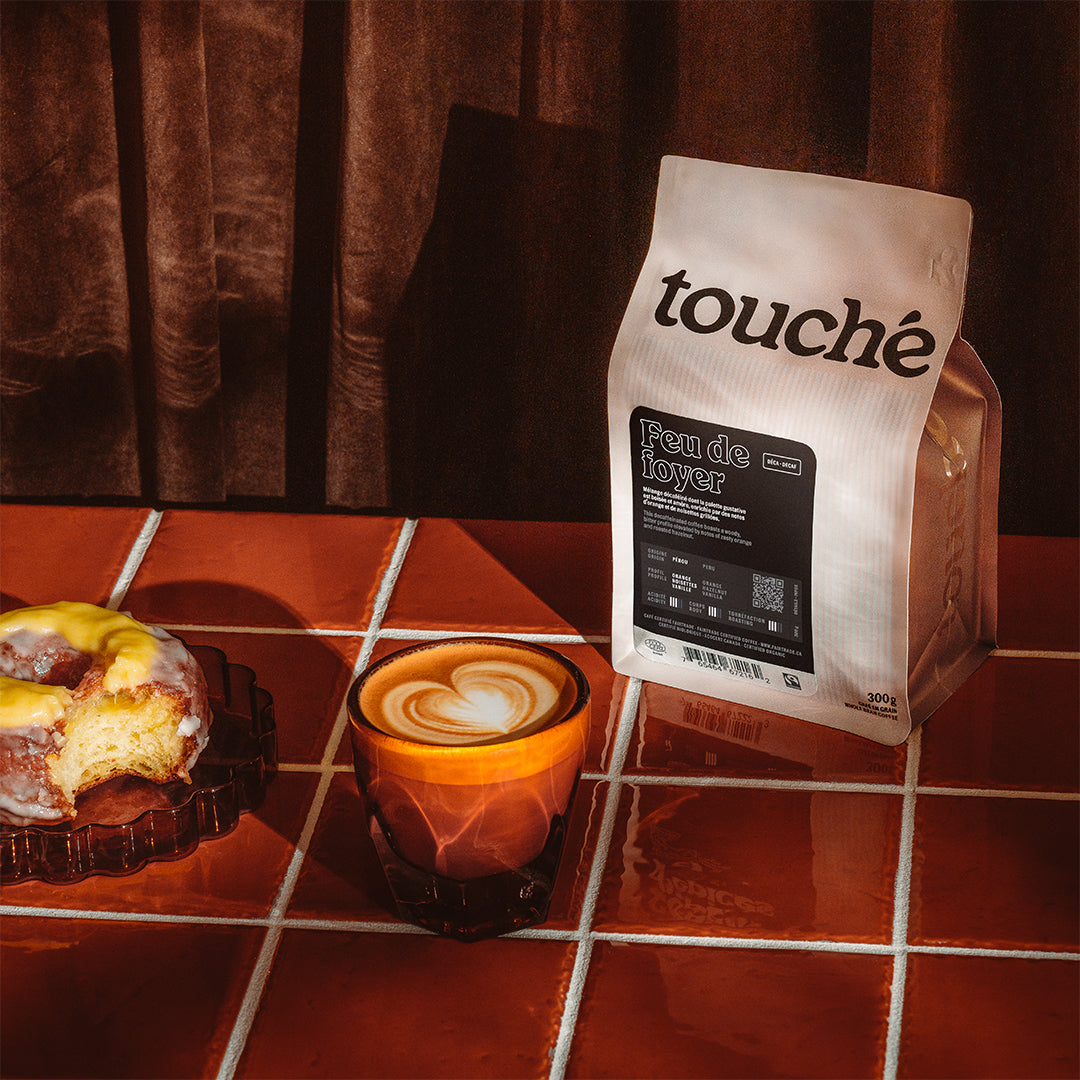 TOUCHÉ - CAFÉ EN GRAINS FEU DE FOYER DÉCA 1kg