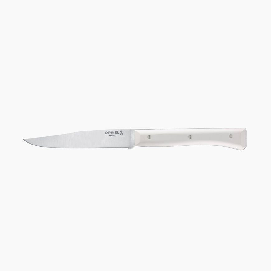 Opinel - Coffret de 4 couteaux de table Facette Blanc.
