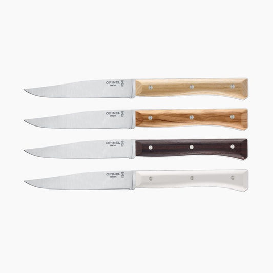 Opinel - Coffret de 4 couteaux de table Facette Panaché