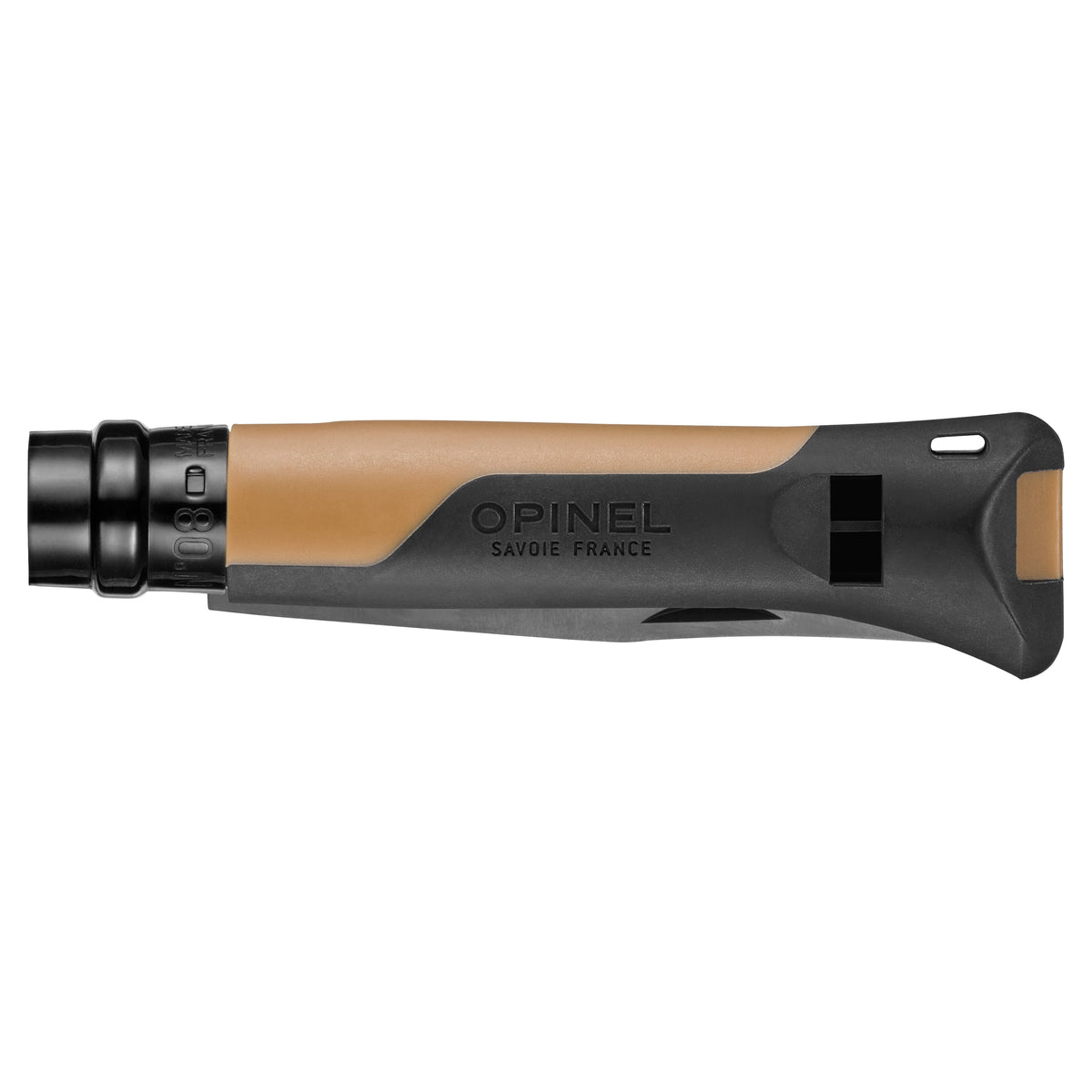 Opinel - Couteau N°08 Horizon Moutarde Black