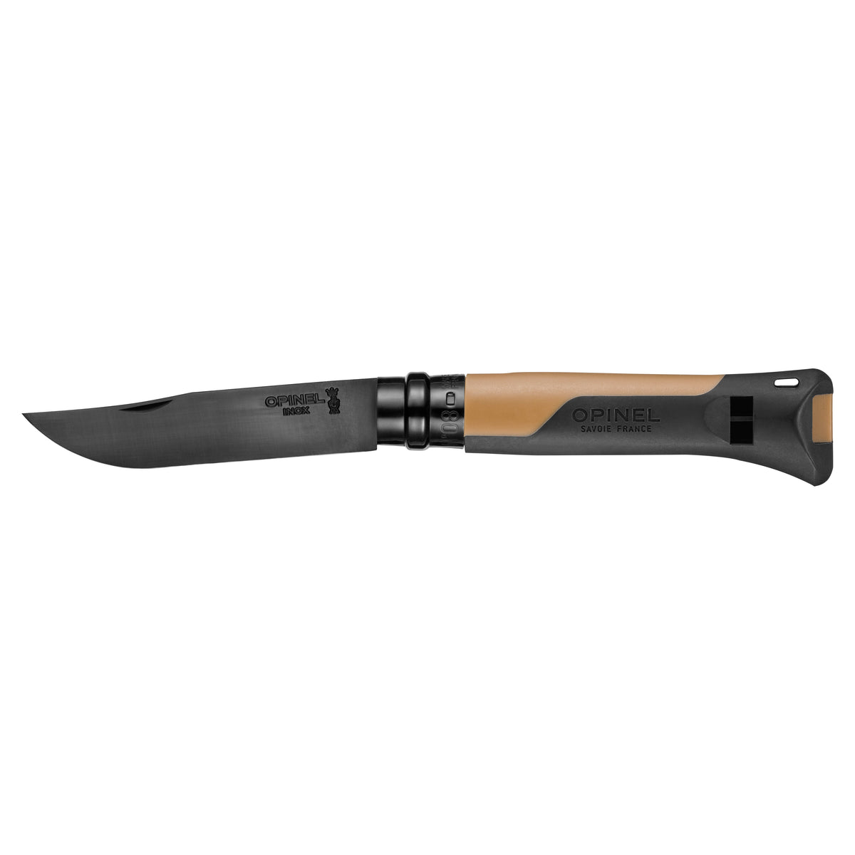 Opinel - Couteau N°08 Horizon Moutarde Black