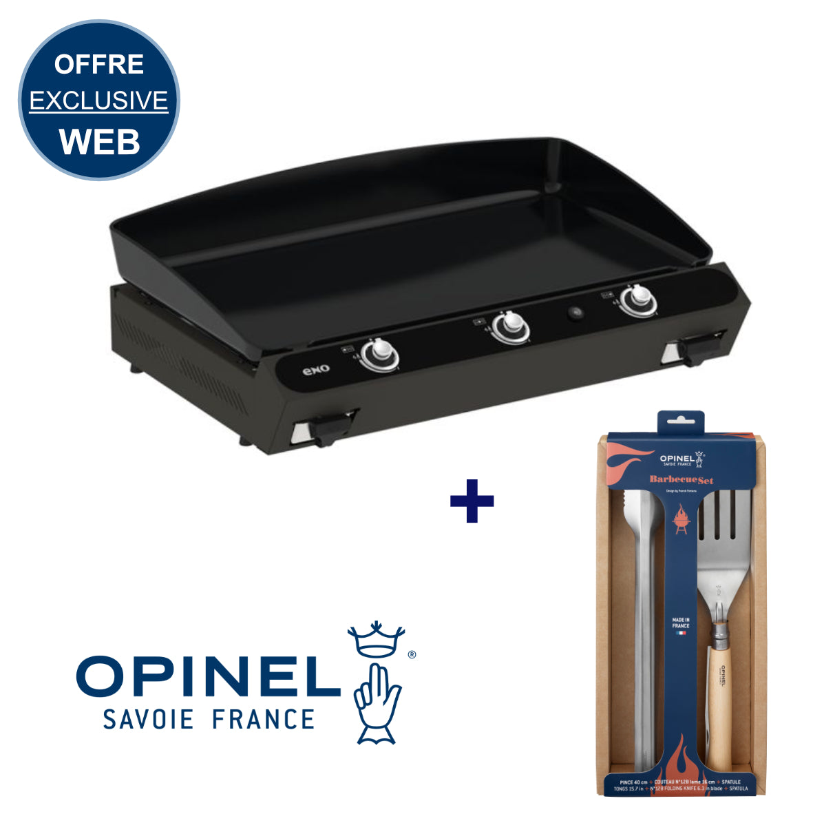 Eno Plancha - Bergerac Gris Cargo 3 bruleurs