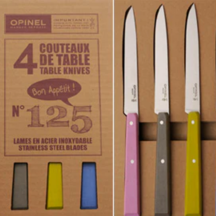 Opinel - Bon Appétit box set of 4 table knives - COUNTRY SPIRIT