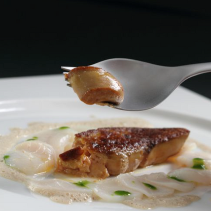 Georgette. The innovative cutlery, half fork, half spoon.