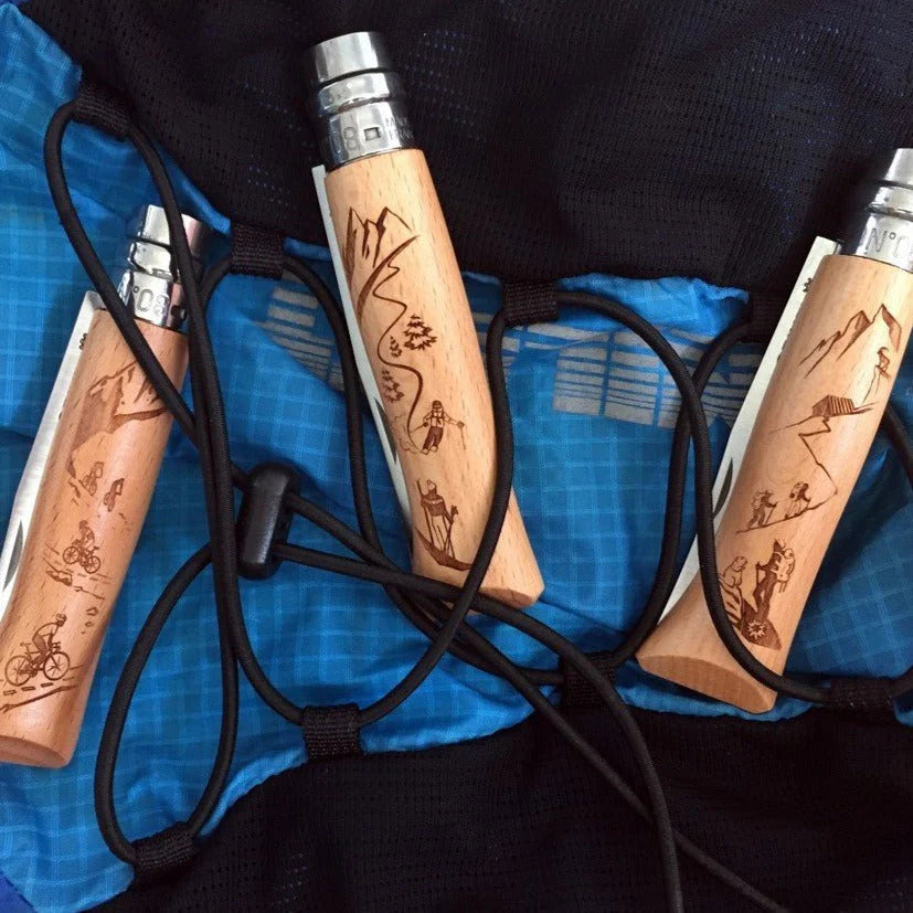 Duo Picnic+ (cuillère et fourchette)et N°8 Inox Ski