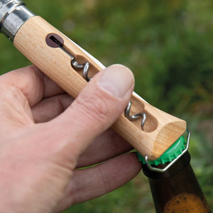 Opinel - No 08 olive wood pencil case + alpine sport sheath