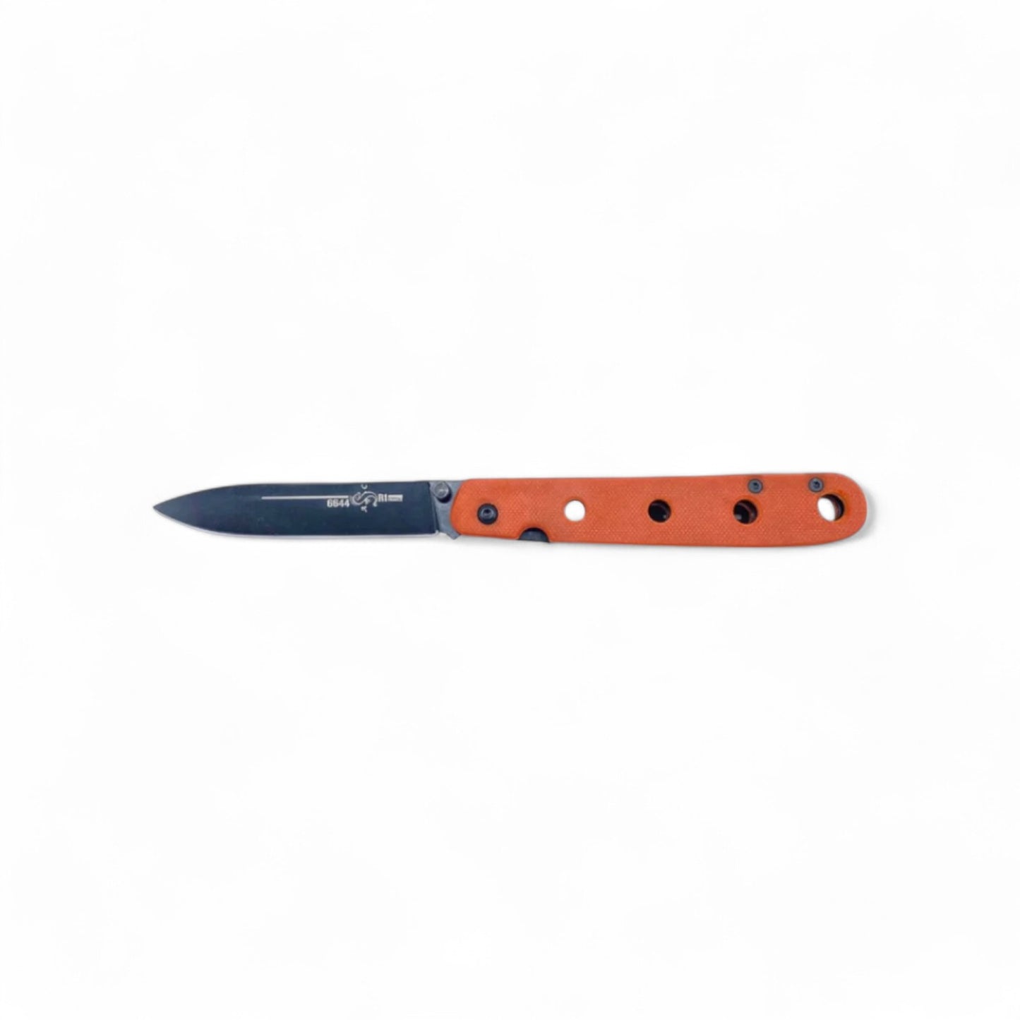 Couteau Arto Rouennais 1860 G10 Titanium Orange