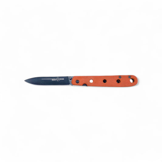 Arto Rouennais 1860 G10 Titanium Orange Knife