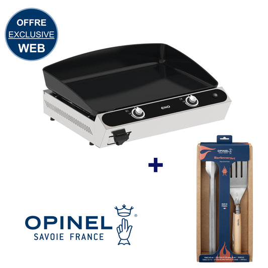Eno Plancha - Modèle Bergerac Stainless 2 Bruleurs