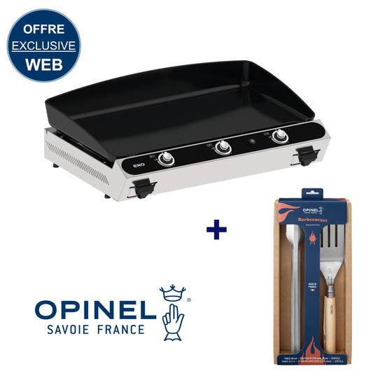 Eno Plancha - Modèle Bergerac Stainless 3 Bruleurs