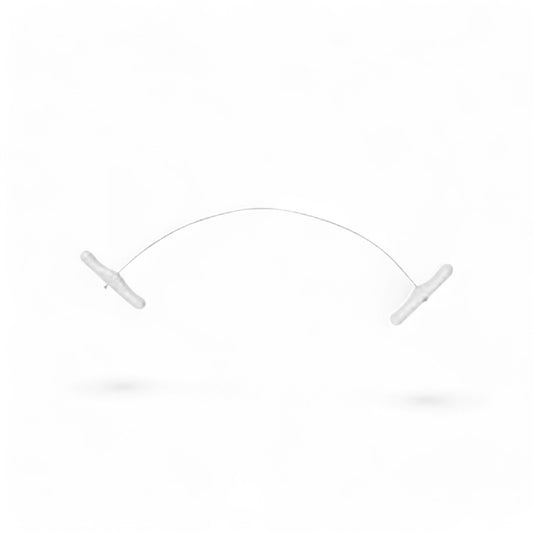 Fischer Bargoin - Pack of 10 stainless steel butter wires with plastic handle 30 cm