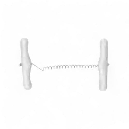 Fischer Bargoin - Pack of 10 Stainless Steel Twisted Butter Wires with Plastic Handle 30 cm