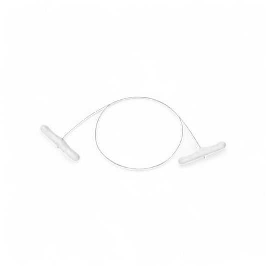 Fischer Bargoin - Pack of 10 stainless steel cheese wires with plastic handle 60 cm