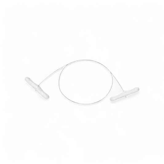 Fischer Bargoin - Pack of 10 stainless steel cheese wires with plastic handle 80 cm