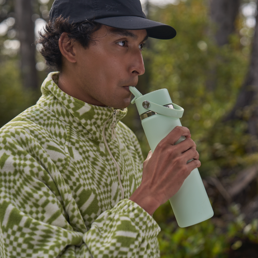 Hydro Flask 24oz à goulot large Flex avec paille ALOÈS