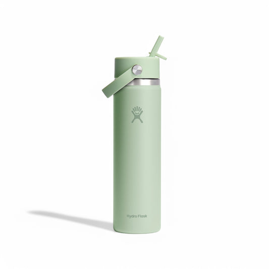 Hydro Flask 24oz à goulot large Flex avec paille ALOÈS