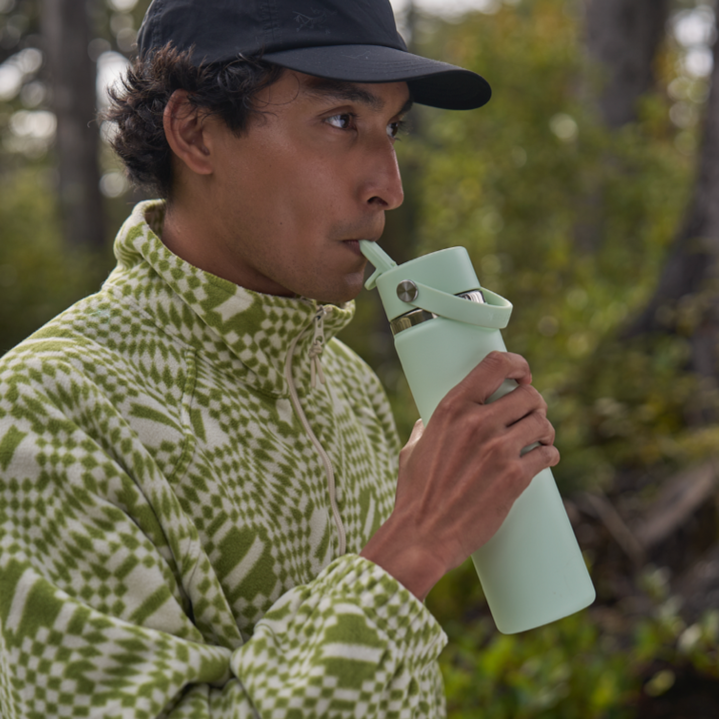 Hydro Flask 24oz à goulot large Flex avec paille ALOÈS