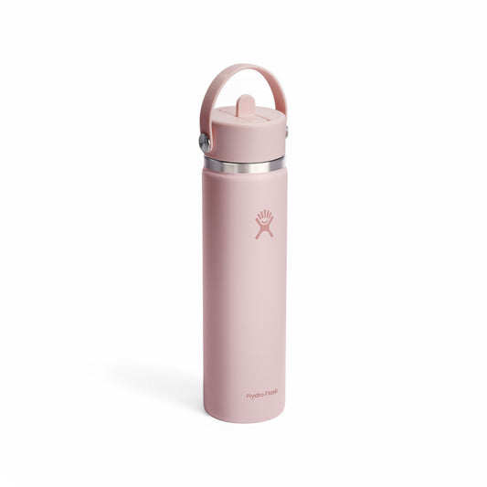 Hydro Flask 24oz à goulot large Flex avec paille TRILLIUM