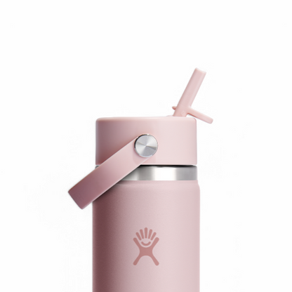 Hydro Flask 24oz à goulot large Flex avec paille TRILLIUM