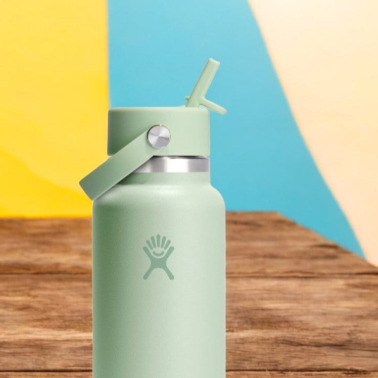 Hydro Flask 32oz à goulot large Flex avec paille ALOÈS