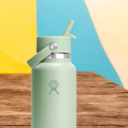 Hydro Flask 32oz à goulot large Flex avec paille ALOÈS