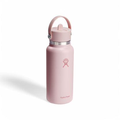 Hydro Flask 32oz à goulot large Flex avec paille TRILLIUM