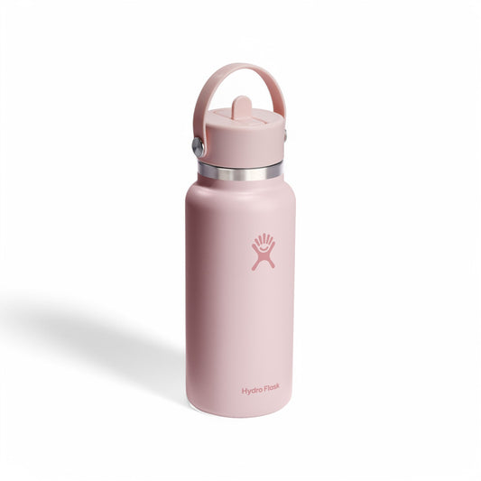 Hydro Flask 32oz à goulot large Flex avec paille TRILLIUM