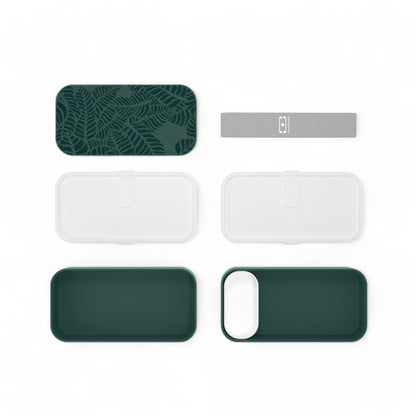 The MONBENTO MB Original lunch box and JUNGLE sauce pots set 