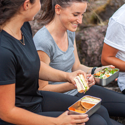 L'ensemble MONBENTO MB contenant-repas Canyon INOX et pots à sauce