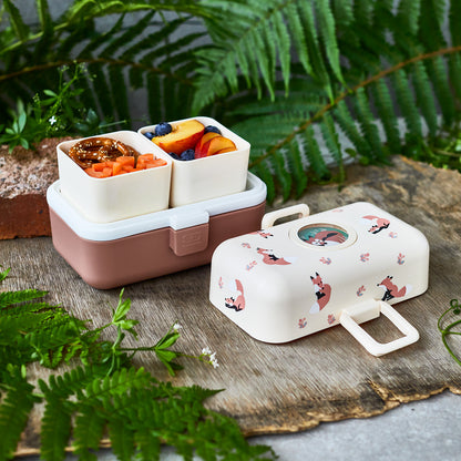 L'ensemble MONBENTO Trésor MB contenant-repas ROSE Renard et gourde isotherme Canelle Fox